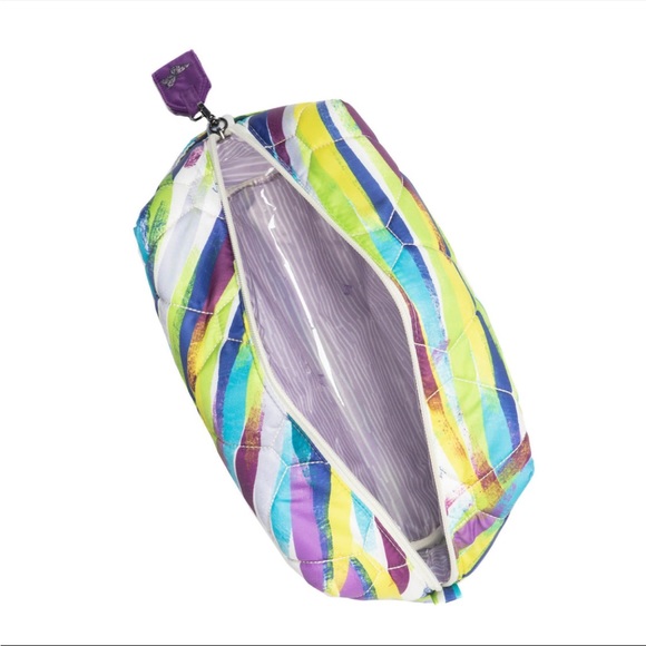 NEW! Lug Bumper Cosmetic Case, Brushstrokes Multi, NWT, sealed in original pkg - Picture 2 of 3